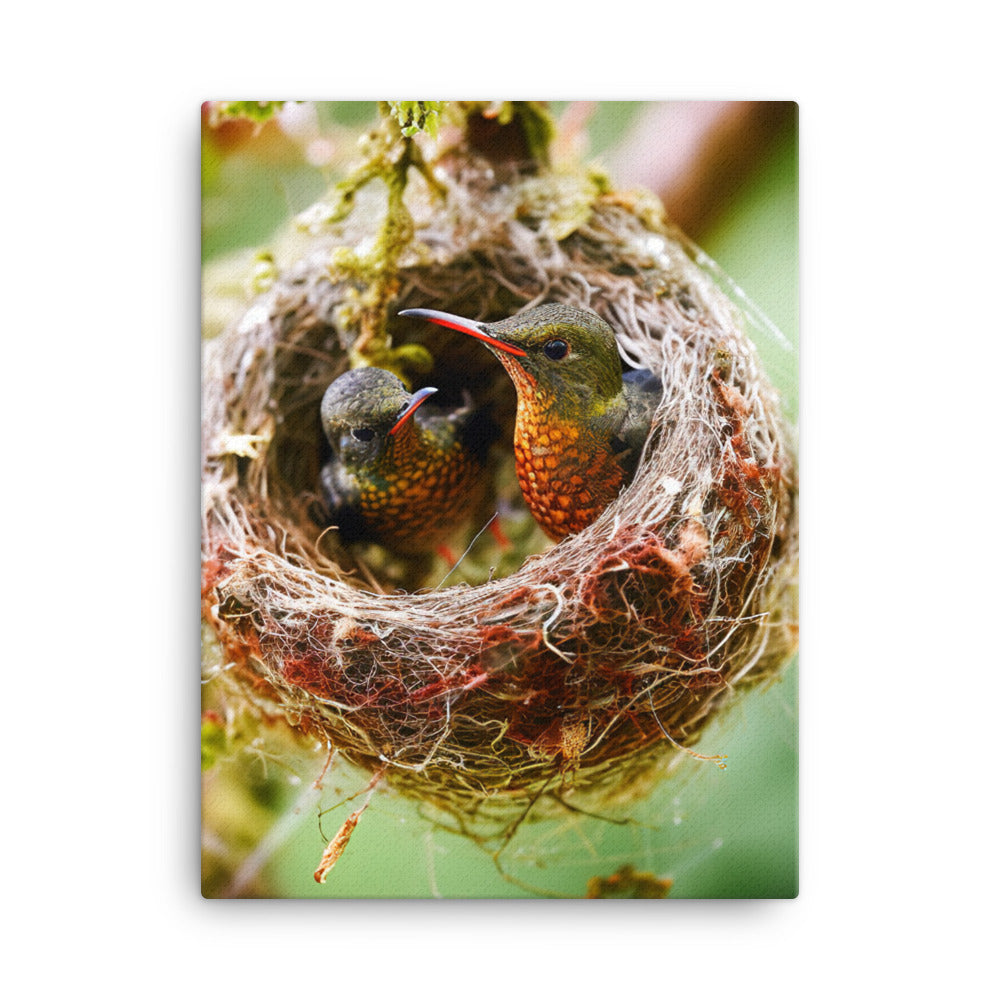 Hummingbird Canvas - PosterfyAI.com