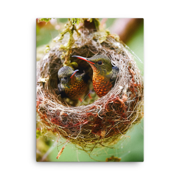 Hummingbird Canvas - PosterfyAI.com