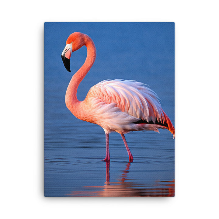 Flamingo Canvas - PosterfyAI.com
