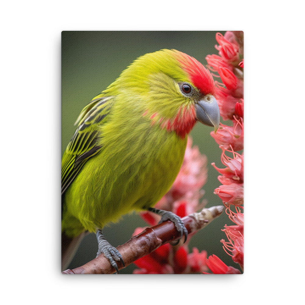Kakariki Canvas - PosterfyAI.com
