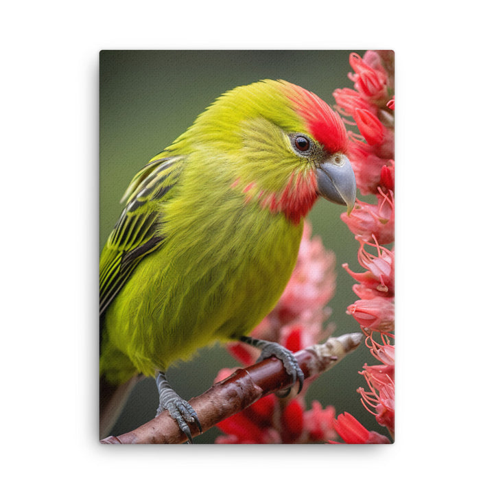 Kakariki Canvas - PosterfyAI.com