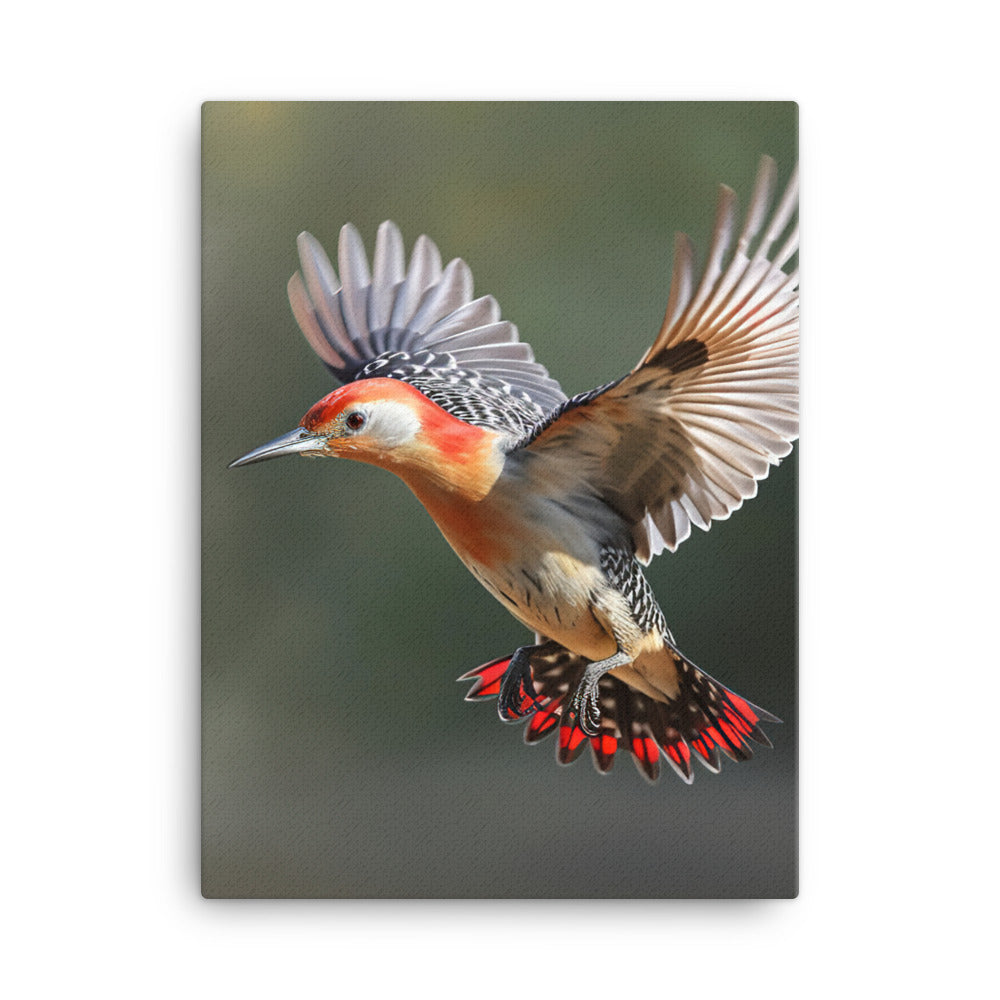 Woodpecker Canvas - PosterfyAI.com