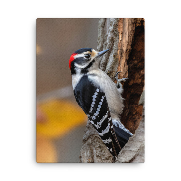 Woodpecker Canvas - PosterfyAI.com