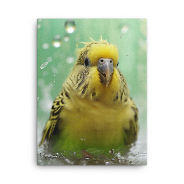 Budgerigar Canvas - PosterfyAI.com