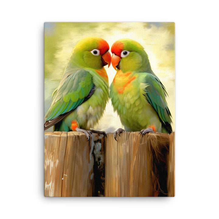 Lovebird Canvas - PosterfyAI.com