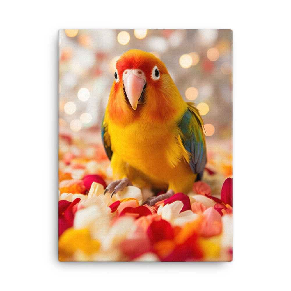Lovebird Canvas - PosterfyAI.com