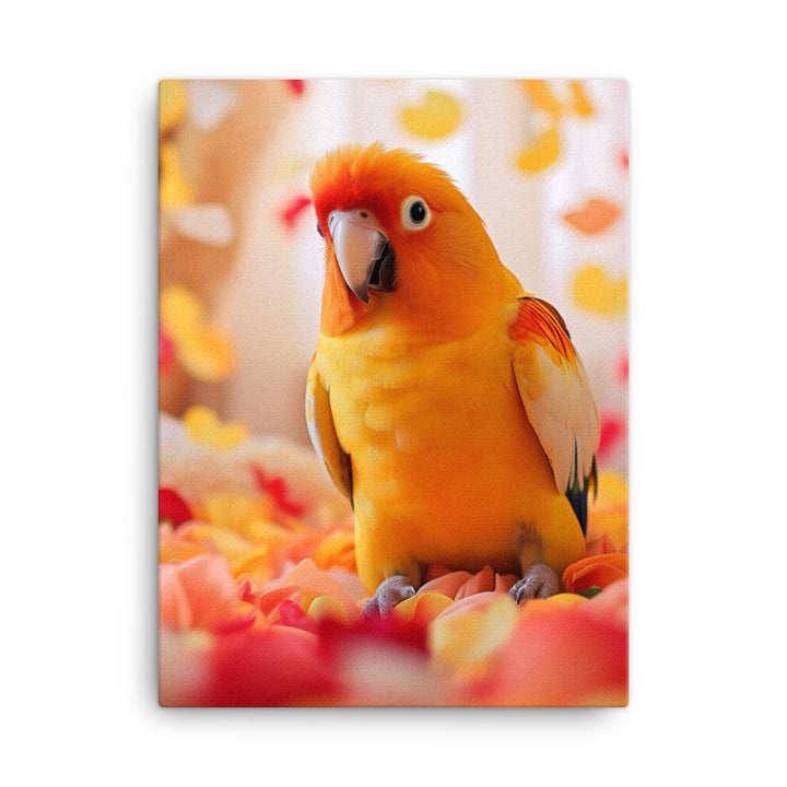 Lovebird Canvas - PosterfyAI.com