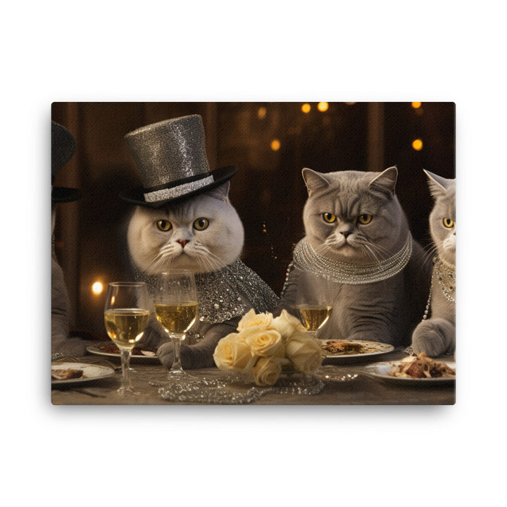 Exotic Shorthair Canvas - PosterfyAI.com