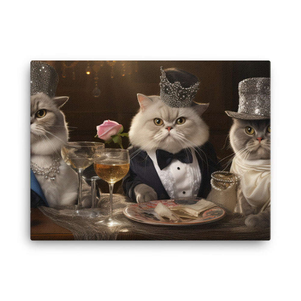 Exotic Shorthair Canvas - PosterfyAI.com