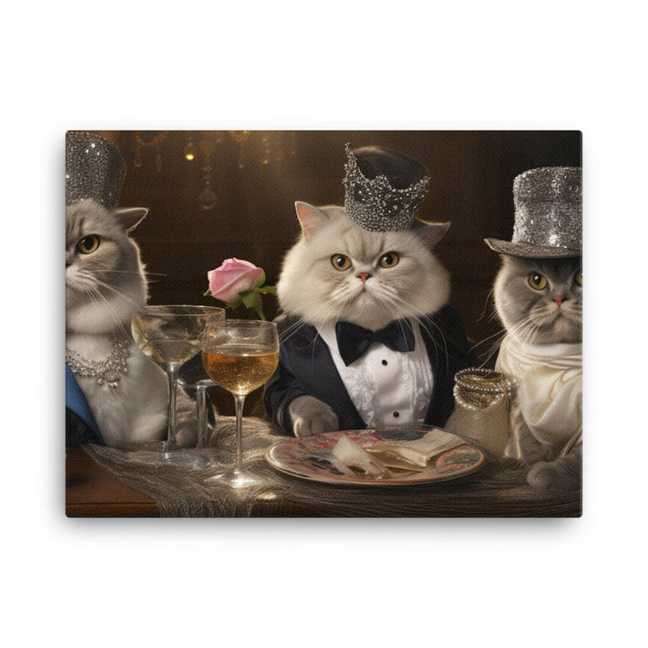 Exotic Shorthair Canvas - PosterfyAI.com
