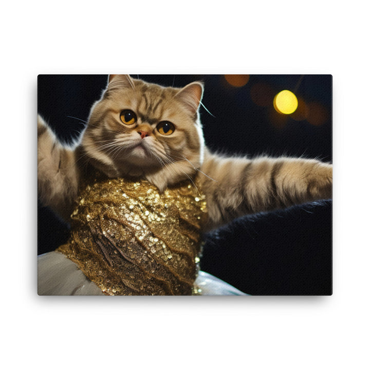 Exotic Shorthair Canvas - PosterfyAI.com