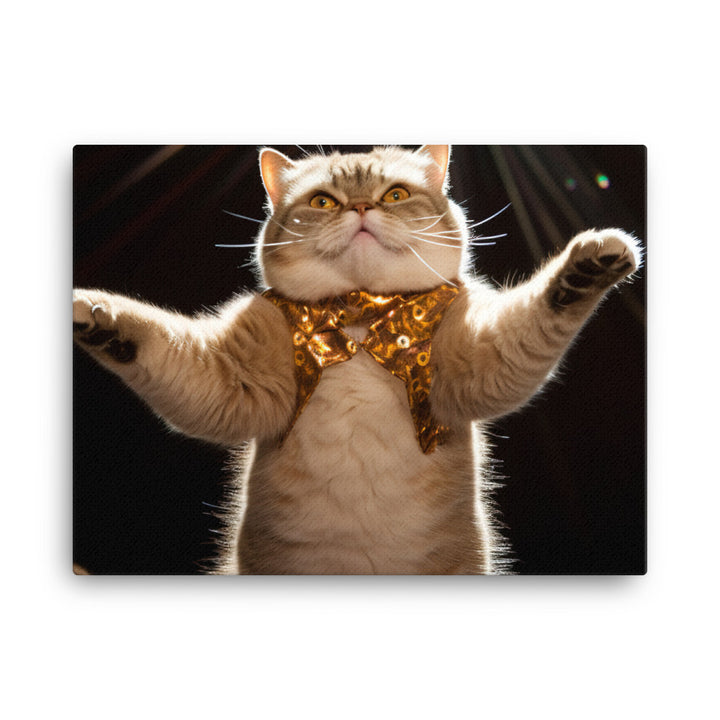 Exotic Shorthair Canvas - PosterfyAI.com