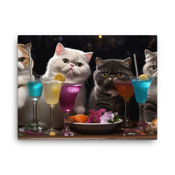 Exotic Shorthair Canvas - PosterfyAI.com