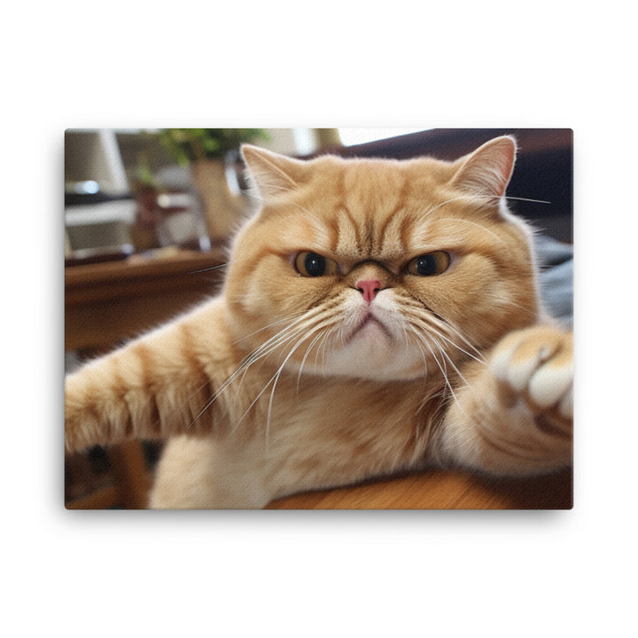 Exotic Shorthair Canvas - PosterfyAI.com