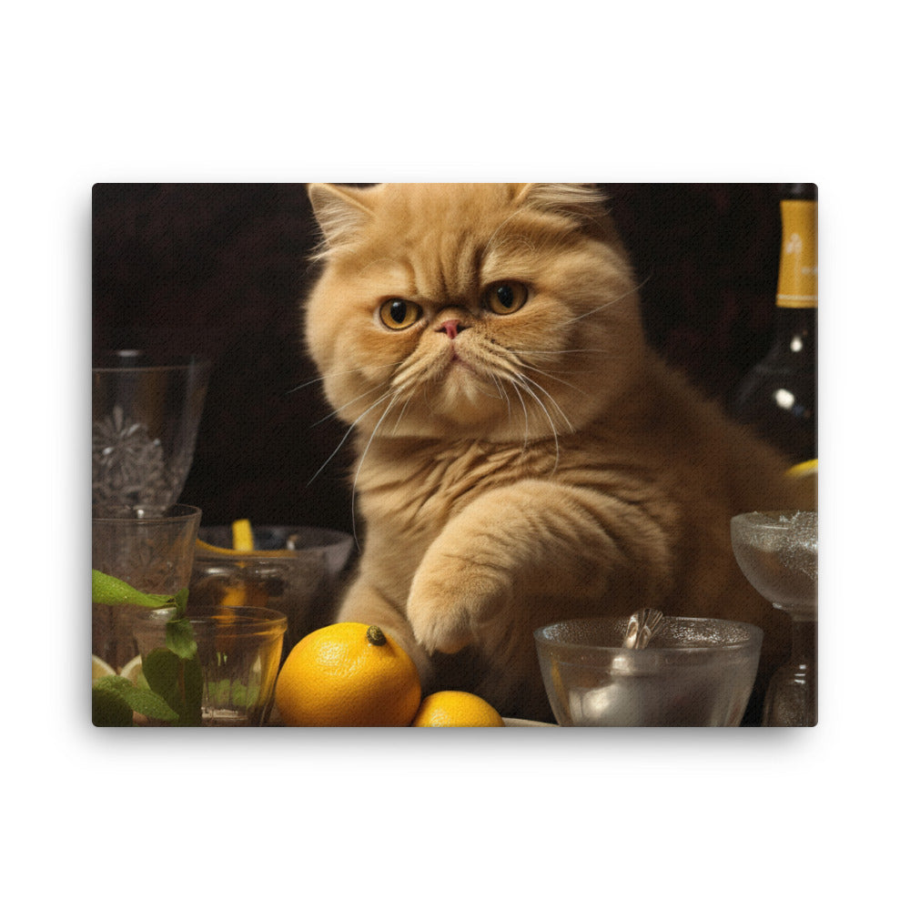 Exotic Shorthair Canvas - PosterfyAI.com
