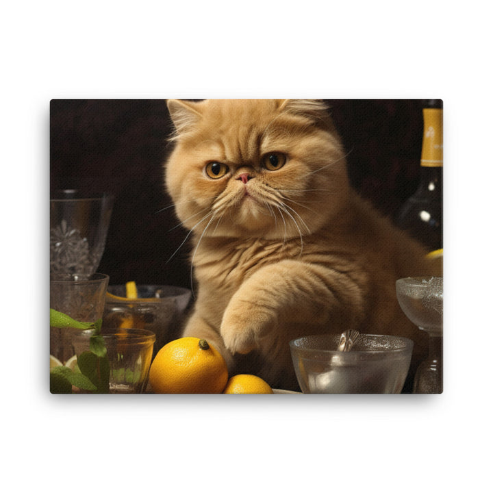 Exotic Shorthair Canvas - PosterfyAI.com