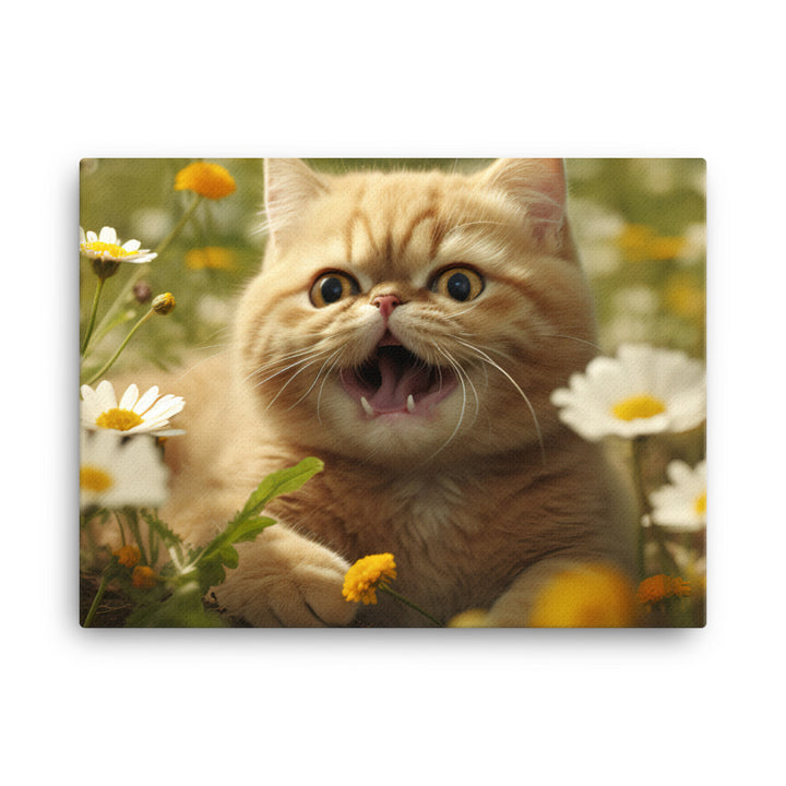 Exotic Shorthair Canvas - PosterfyAI.com