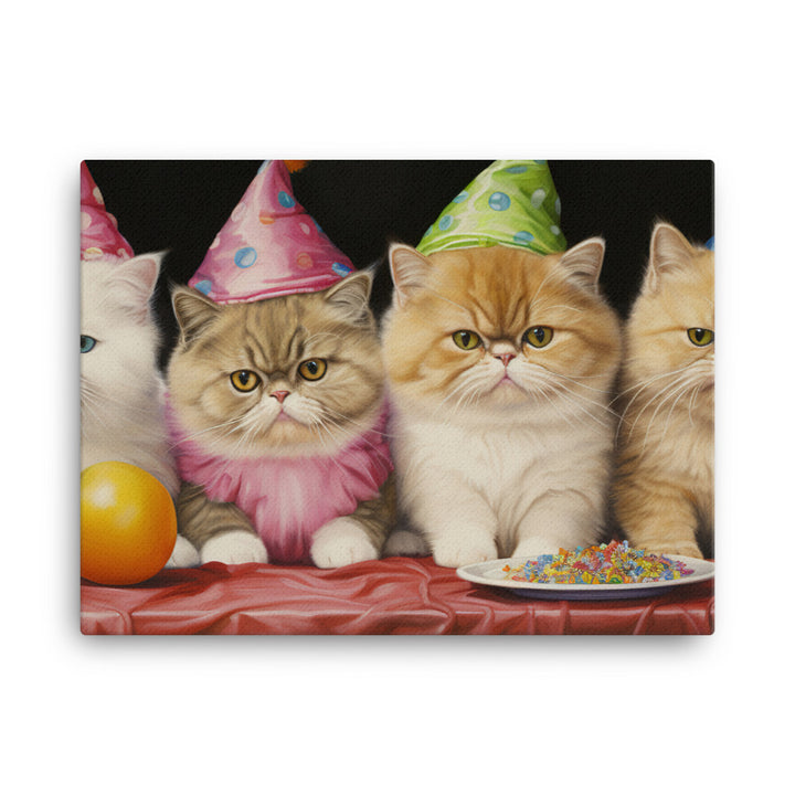 Exotic Shorthair Canvas - PosterfyAI.com