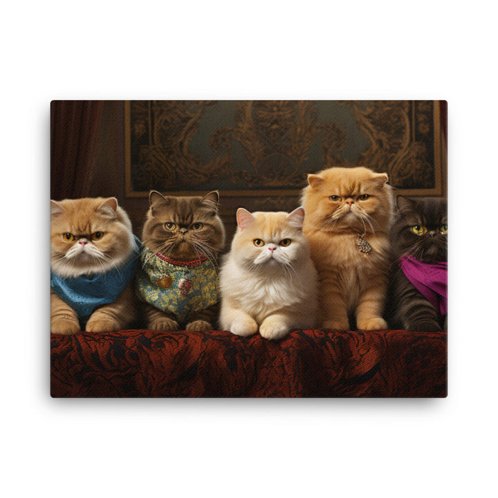 Exotic Shorthair Canvas - PosterfyAI.com