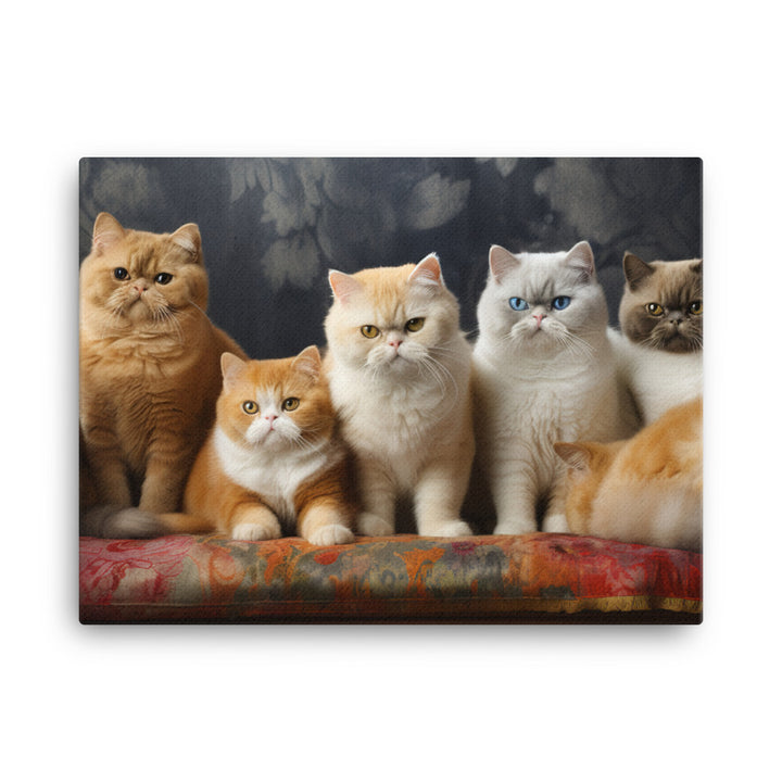 Exotic Shorthair Canvas - PosterfyAI.com