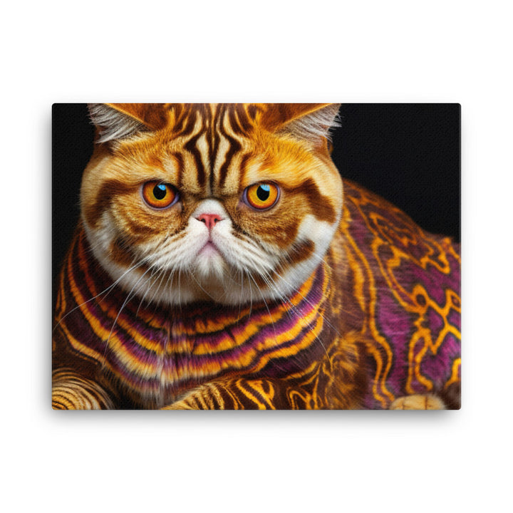 Exotic Shorthair Canvas - PosterfyAI.com