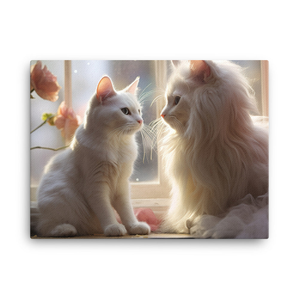Turkish Van Canvas - PosterfyAI.com
