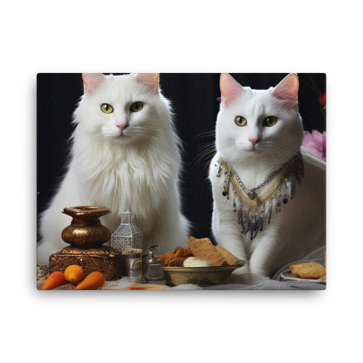 Turkish Van Canvas - PosterfyAI.com