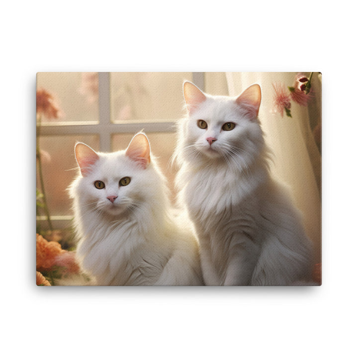 Turkish Van Canvas - PosterfyAI.com