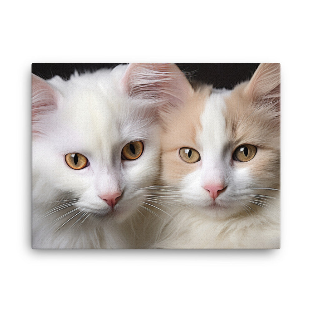 Turkish Van Canvas - PosterfyAI.com