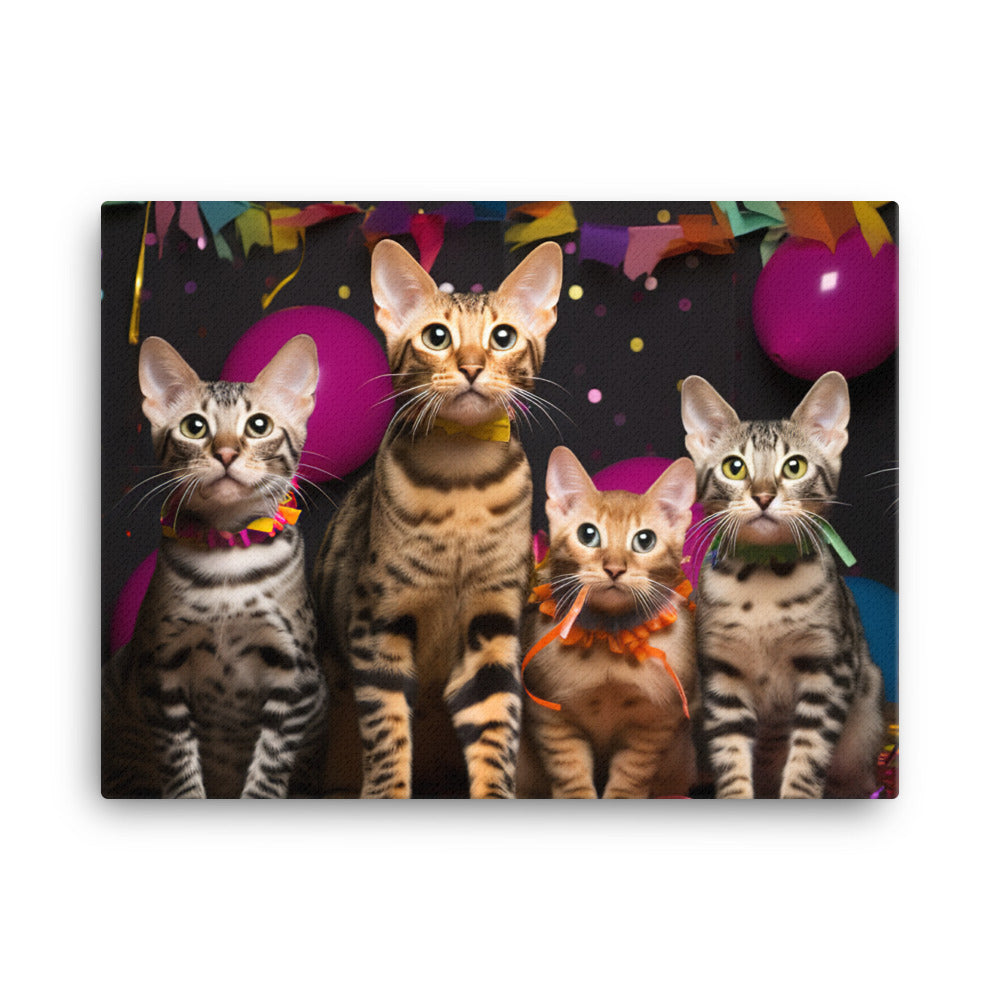 Ocicat Canvas - PosterfyAI.com