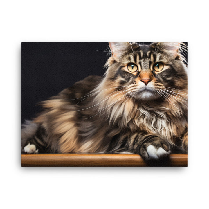 Maine Coon Canvas - PosterfyAI.com