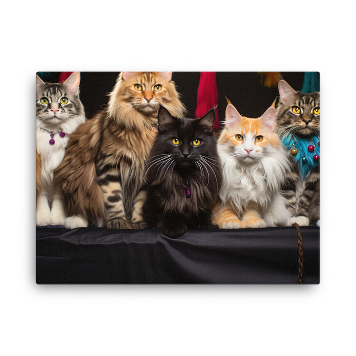 Maine Coon Canvas - PosterfyAI.com