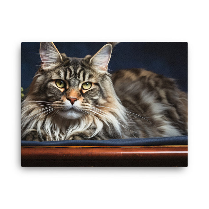 Maine Coon Canvas - PosterfyAI.com