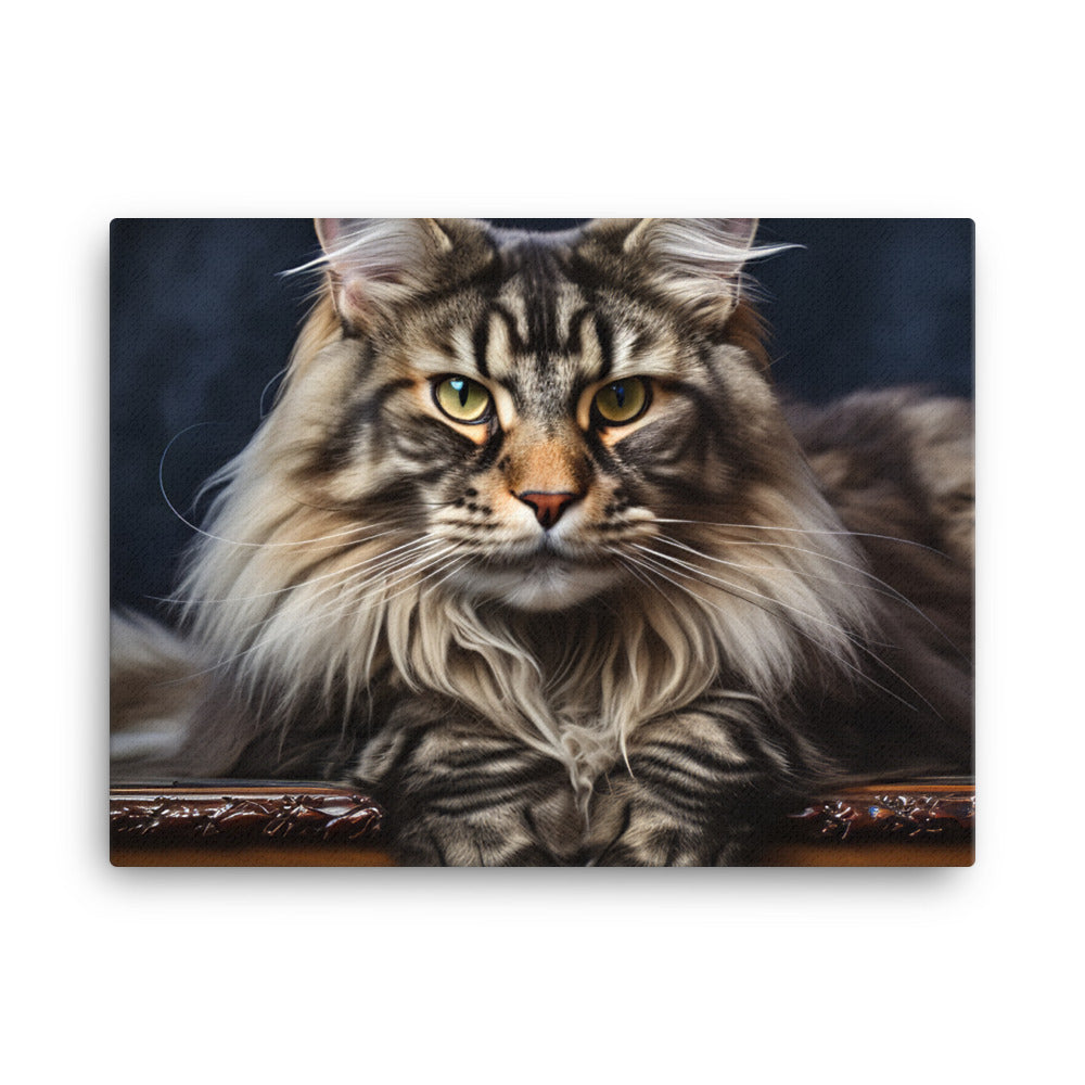 Maine Coon Canvas - PosterfyAI.com