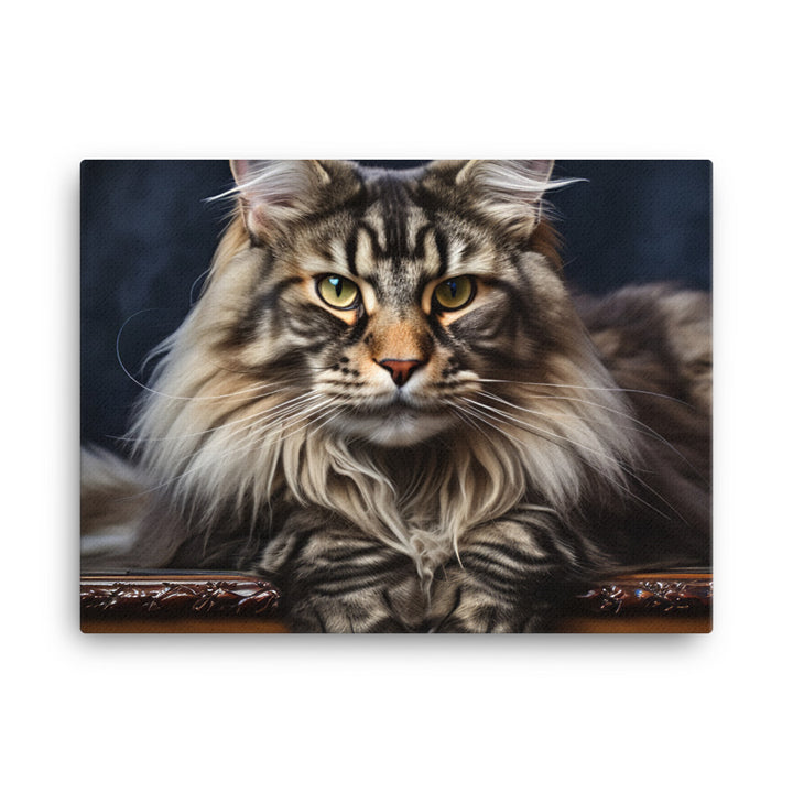 Maine Coon Canvas - PosterfyAI.com