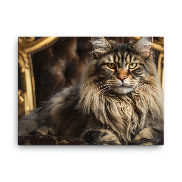 Maine Coon Canvas - PosterfyAI.com