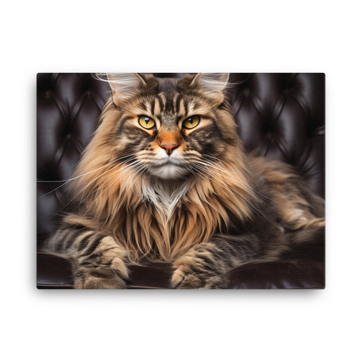 Maine Coon Canvas - PosterfyAI.com