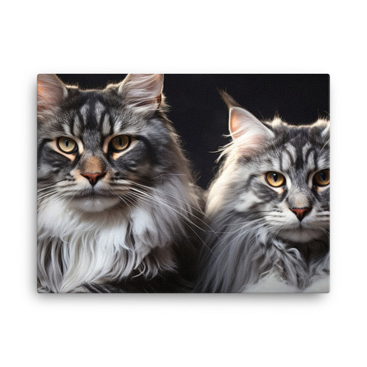 Maine Coon Canvas - PosterfyAI.com