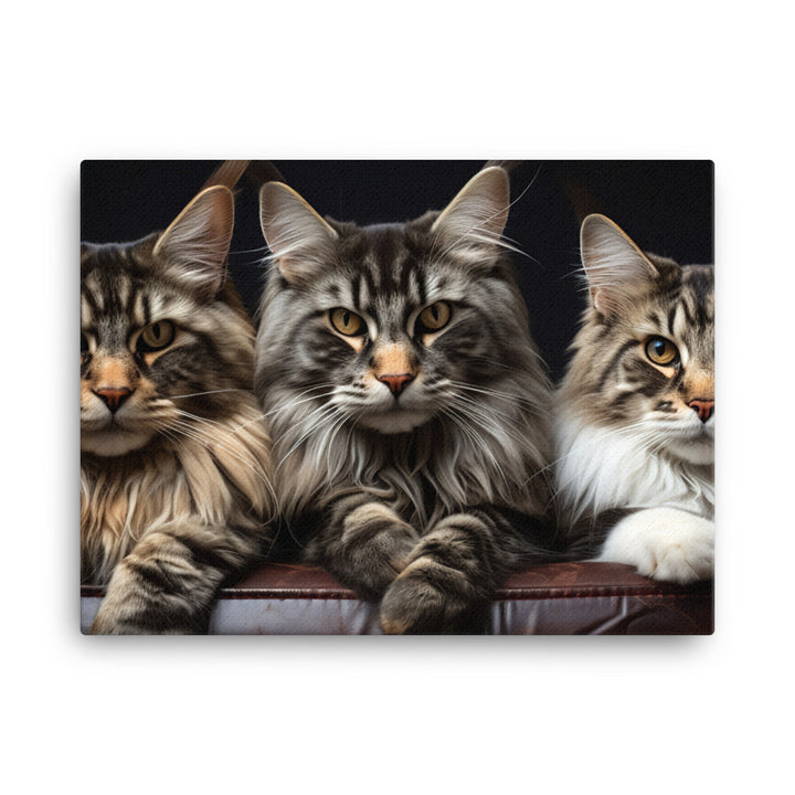 Maine Coon Canvas - PosterfyAI.com