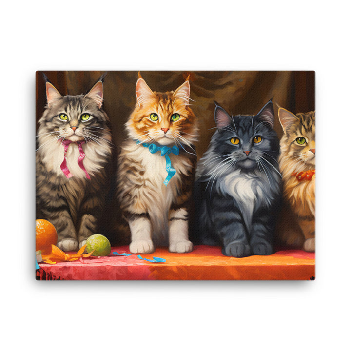 Maine Coon Canvas - PosterfyAI.com