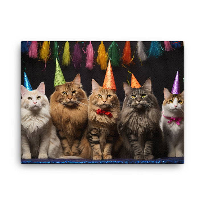Maine Coon Canvas - PosterfyAI.com