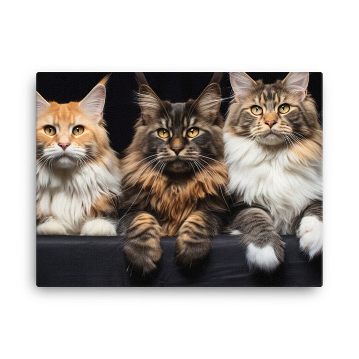 Maine Coon Canvas - PosterfyAI.com
