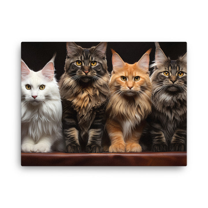 Maine Coon Canvas - PosterfyAI.com