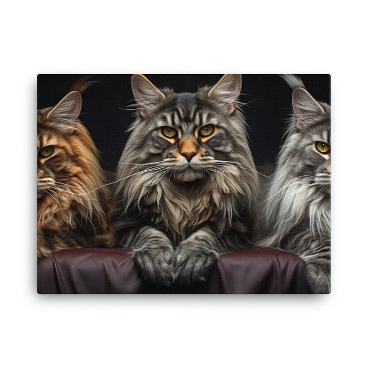 Maine Coon Canvas - PosterfyAI.com
