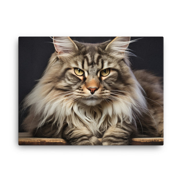Maine Coon Canvas - PosterfyAI.com