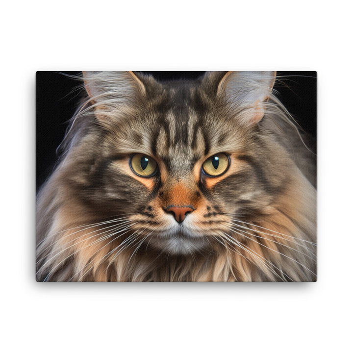 Maine Coon Canvas - PosterfyAI.com