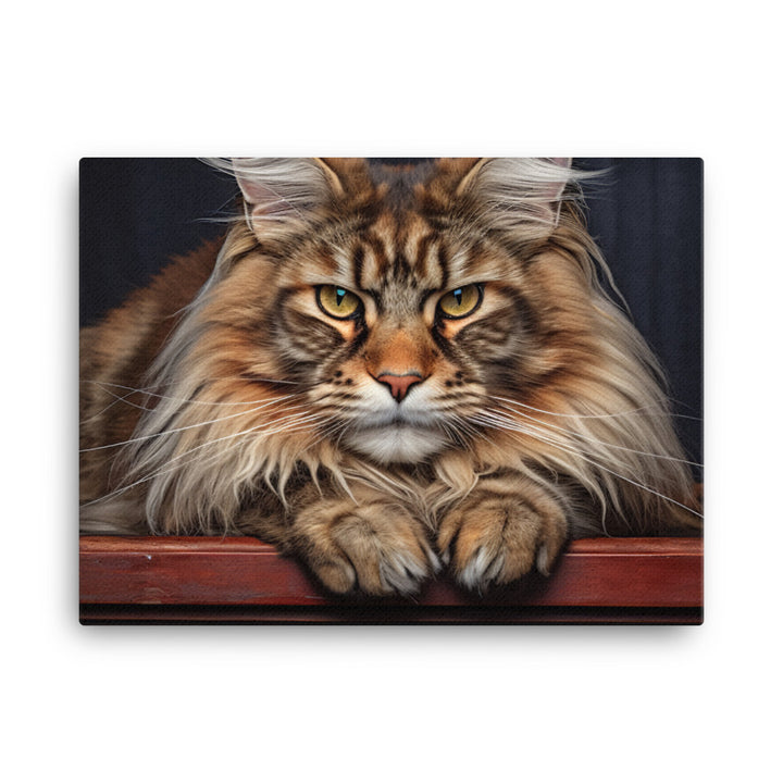 Maine Coon Canvas - PosterfyAI.com