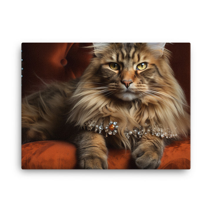 Maine Coon Canvas - PosterfyAI.com