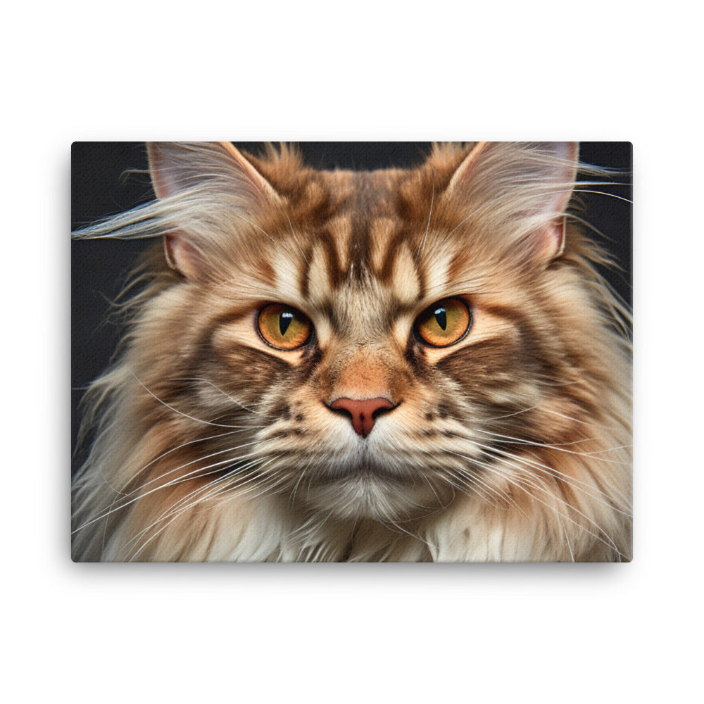 Maine Coon Canvas - PosterfyAI.com