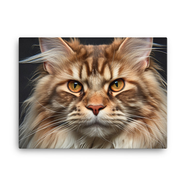 Maine Coon Canvas - PosterfyAI.com
